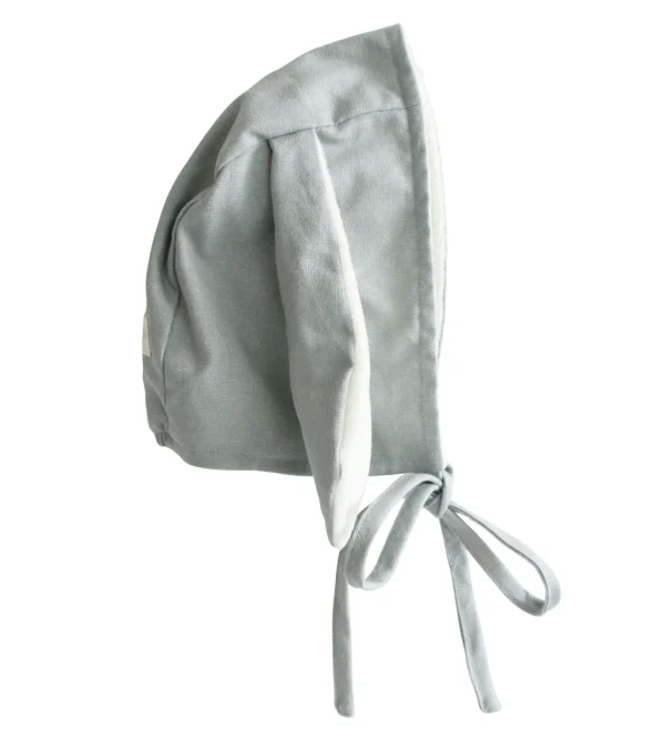 Alimrose Easter | Outlet>Bunny Bonnet - Grey & Fleece - 12M+