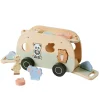 Studio Circus Wooden Toys | 1st Birthday>Animal Camper Van Shape Sorter - 18M+