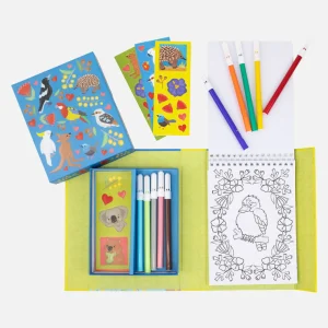 Tiger Tribe Art & Craft | Australian>Aussie Animals - Colouring Set - 4+