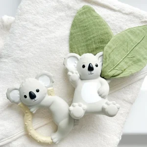 Winnie Parkes Teethers & Rattles | Eco>Banks the Koala Rattle & Scrunch - 0+