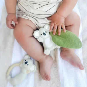 Winnie Parkes Teethers & Rattles | Eco>Banks the Koala Rattle & Scrunch - 0+