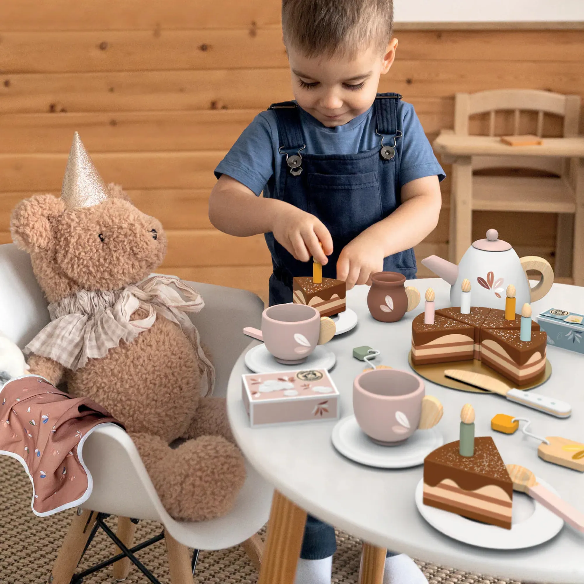 birthday_tea_set___1.webp Speedy Monkey Wooden Toys | Pretend Play>Birthday Tea Set - 3+