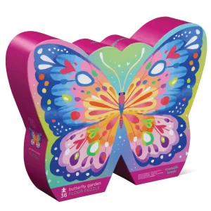 Crocodile Creek Puzzles>Butterfly Garden Floor Puzzle - 3+