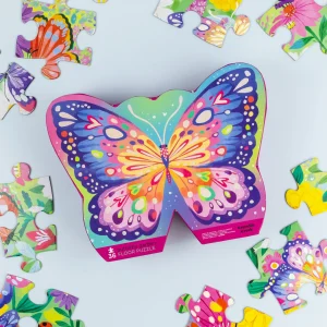 Crocodile Creek Puzzles>Butterfly Garden Floor Puzzle - 3+
