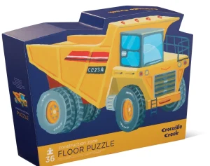 Crocodile Creek Puzzles>Classic Floor Puzzle - Construction Zone - 3+