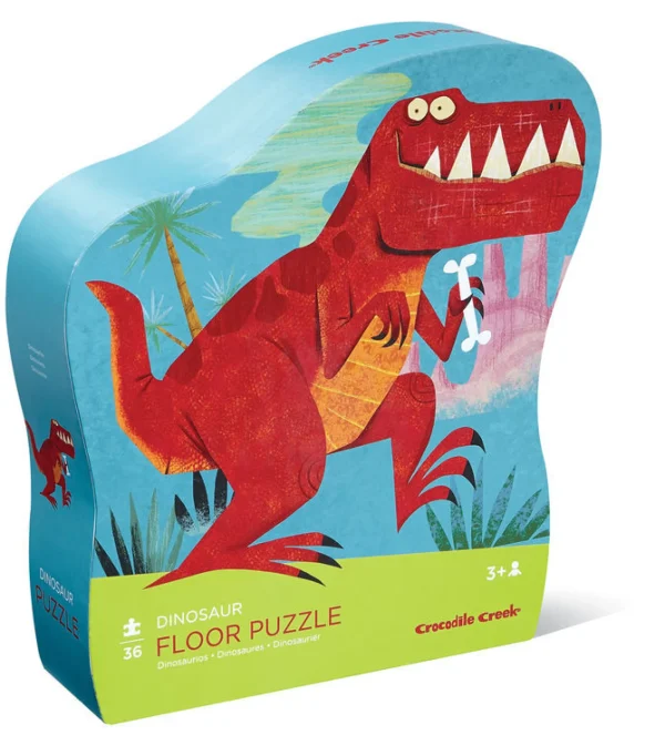 Crocodile Creek Puzzles>Classic Floor Puzzle - Dinosaur - 36 pieces - 3+
