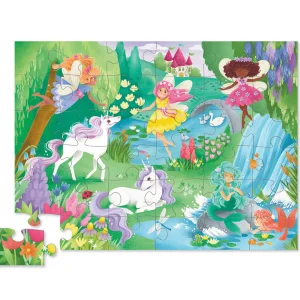 Crocodile Creek Puzzles>Classic Floor Puzzle - Magical Friends - 3+