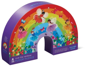 Crocodile Creek Puzzles>Classic Floor Puzzle - Rainbow - 36 pieces - 3+