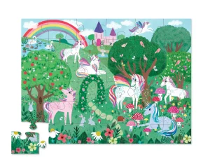 Crocodile Creek Puzzles>Classic Floor Puzzle - Unicorn Dreams - 36 pieces - 3+