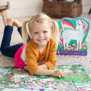 Crocodile Creek Puzzles>Classic Floor Puzzle - Unicorn Dreams - 36 pieces - 3+