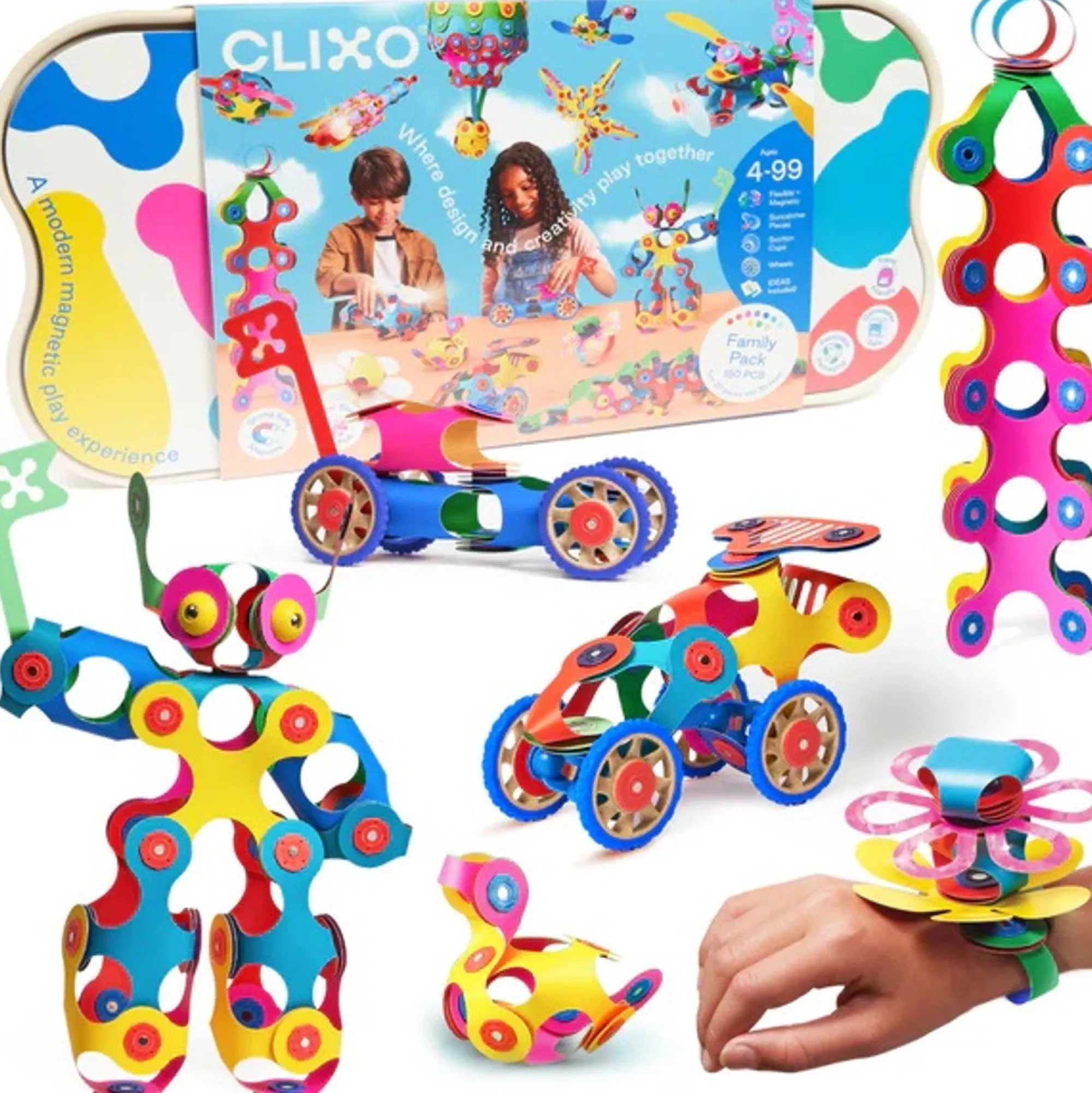 clixo___piece_family_pack_0.webp CLIXO Open Ended Play>- 150 piece Family Pack - 4+