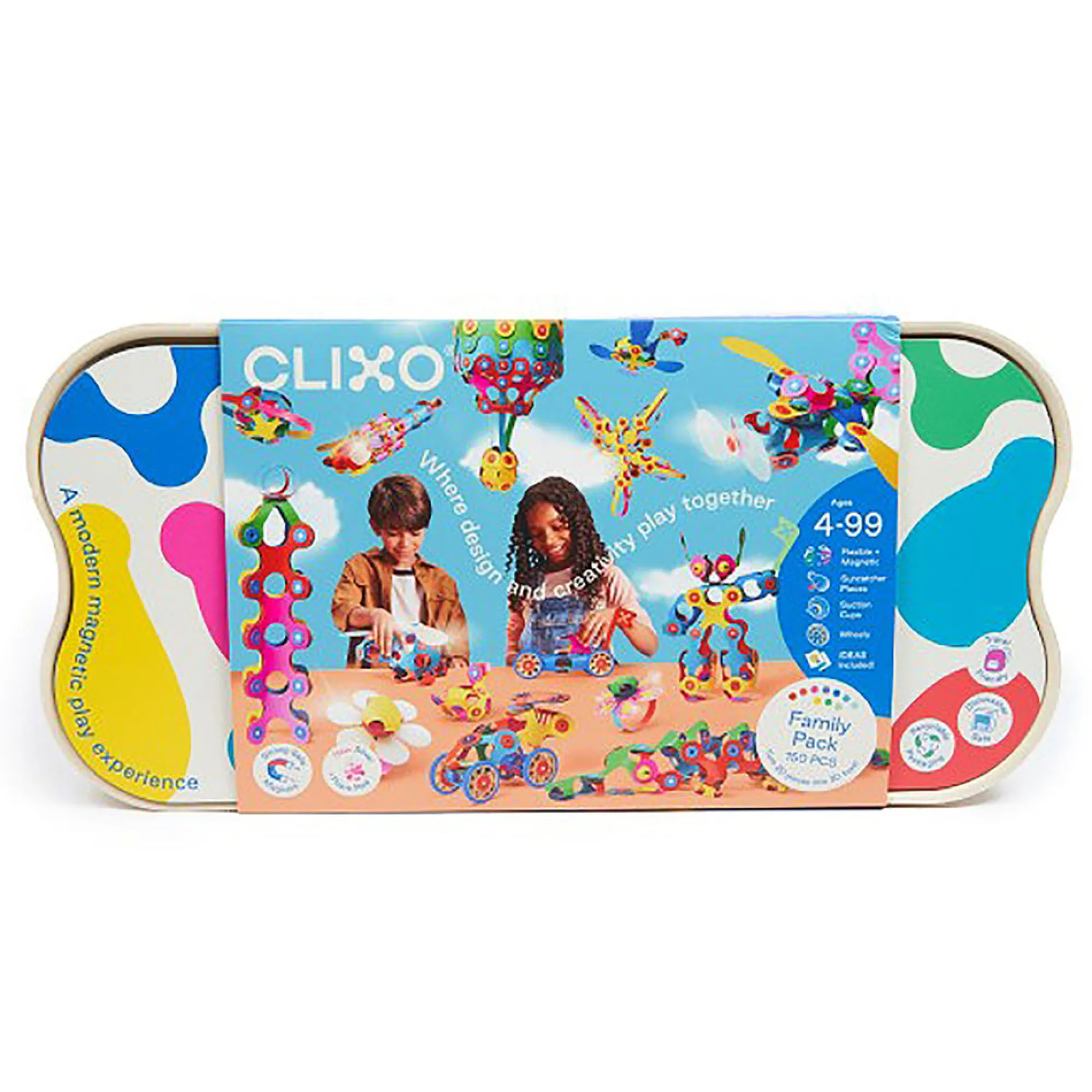 clixo___piece_family_pack_4.webp CLIXO Open Ended Play>- 150 piece Family Pack - 4+