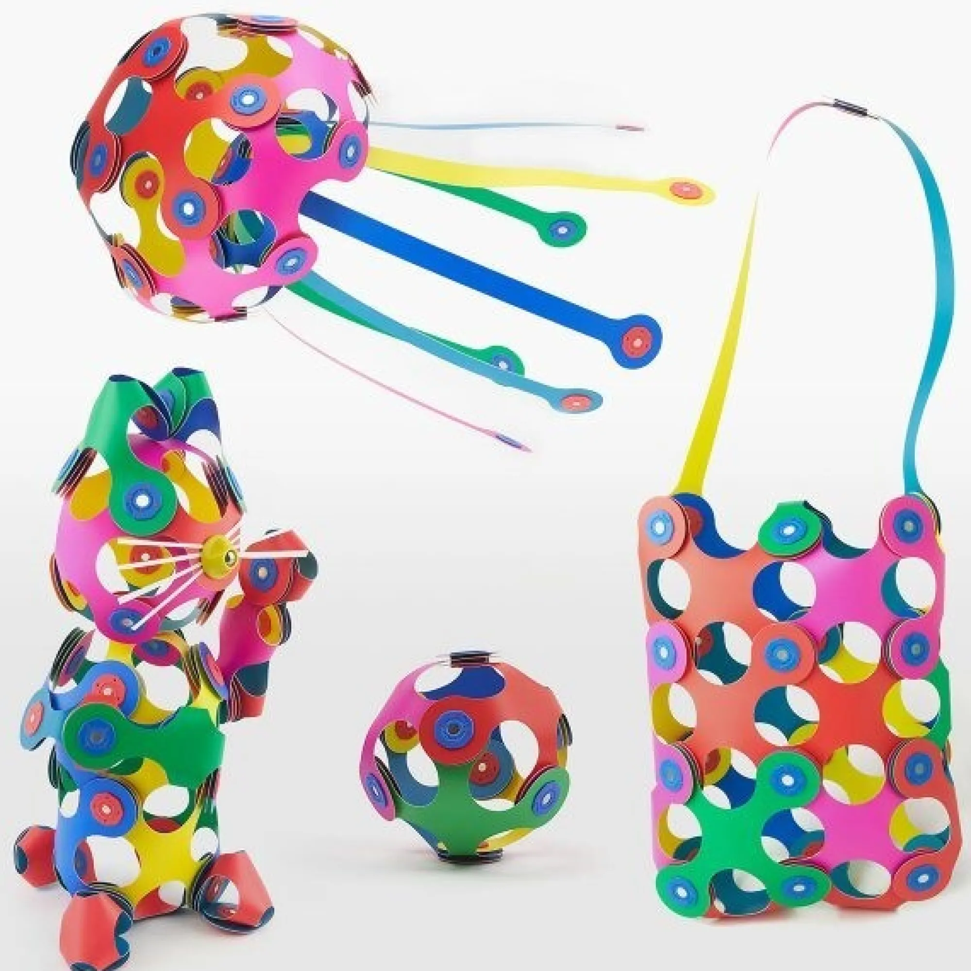 clixo___piece_super_rainb_1.webp CLIXO Open Ended Play>- 60 piece Super Rainbow Pack - 4+