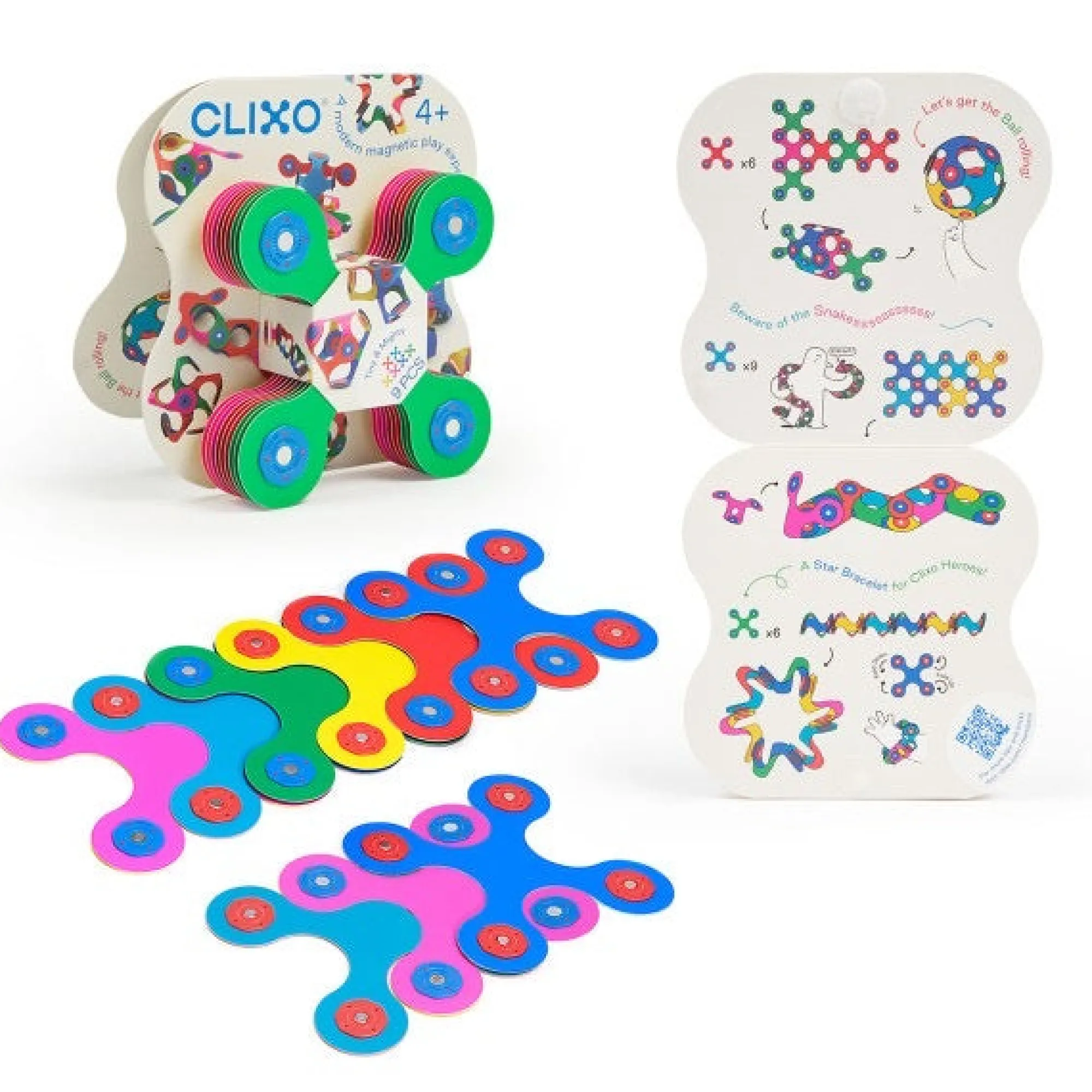 clixo___piece_tiny__might_0.webp CLIXO Travel | Open Ended Play>- 9 piece Tiny & Mighty - Rainbow - 4+
