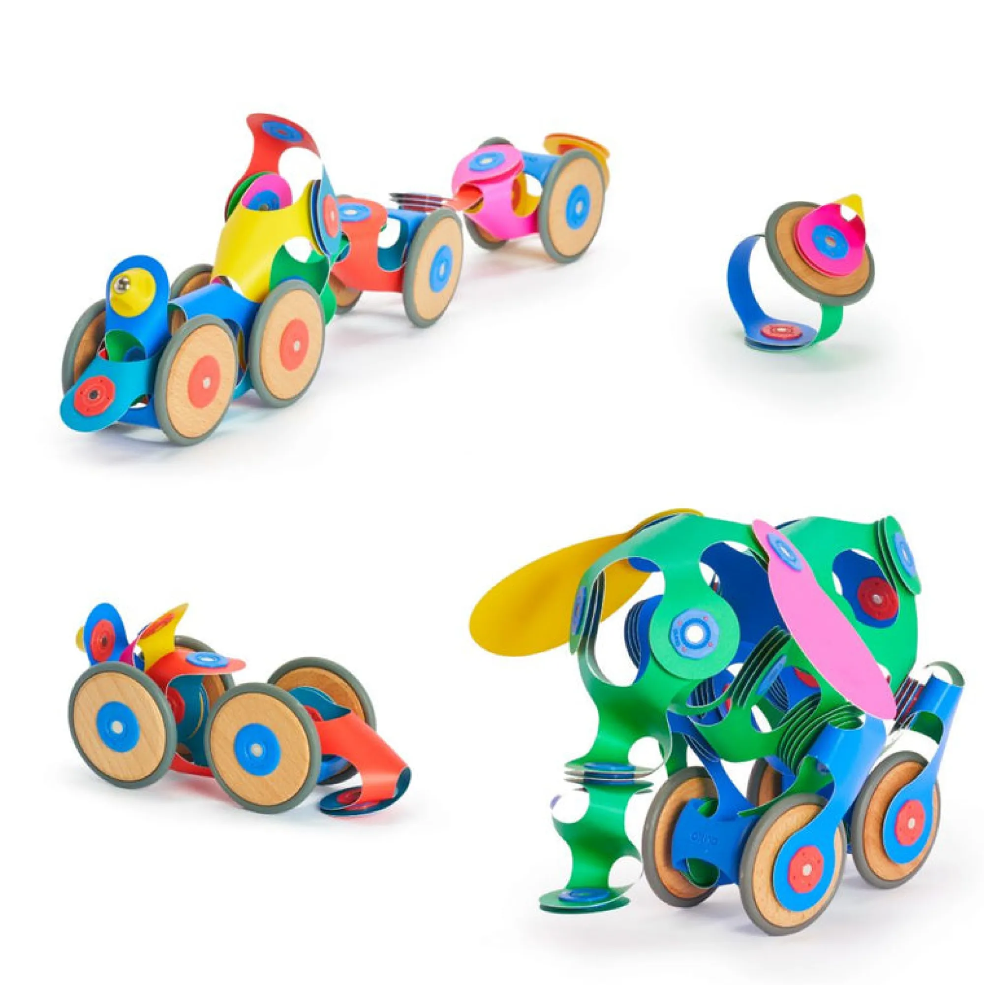 clixo___piece_wheel_creat_1.webp CLIXO Open Ended Play>- 72 piece Wheel Creator Pack - 6+