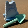 Coast Kids Beach>Clovelly Blue Silicone Sand Castle Bucket with Bright Blue Handle