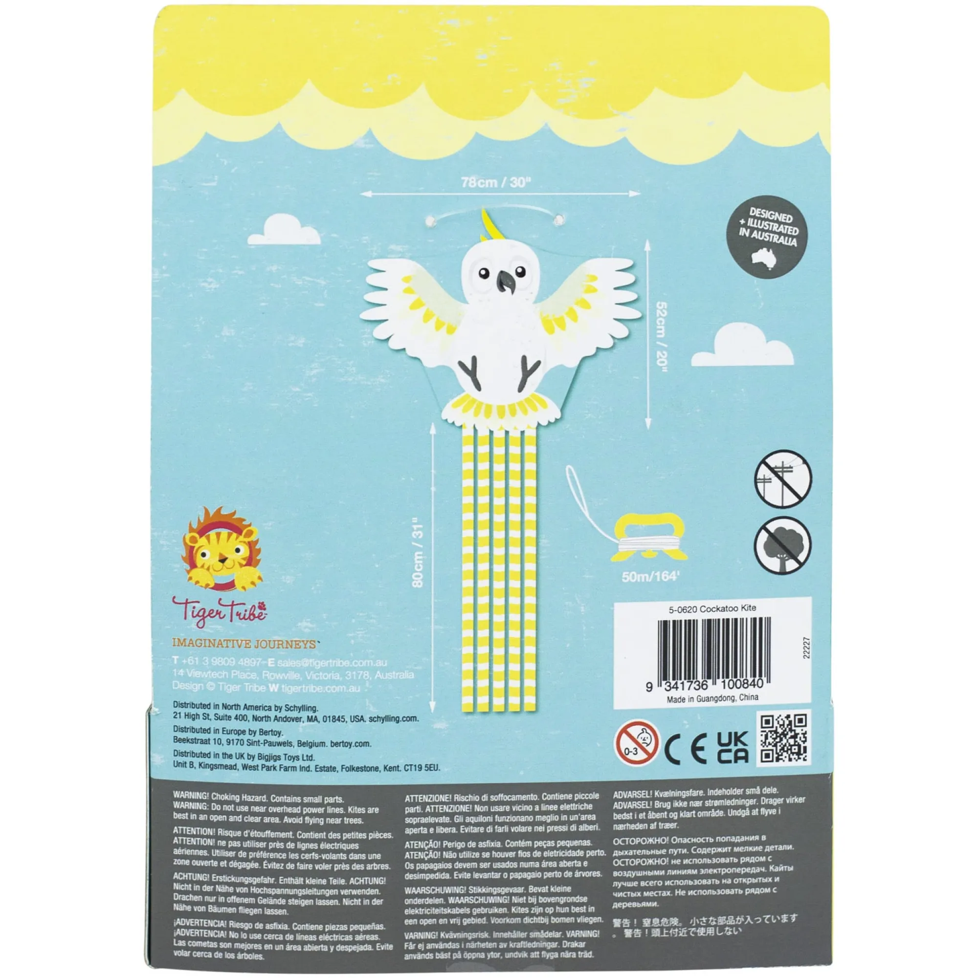 cockatoo_kite___1.webp Tiger Tribe Beach | Australian>Cockatoo Kite - 3+