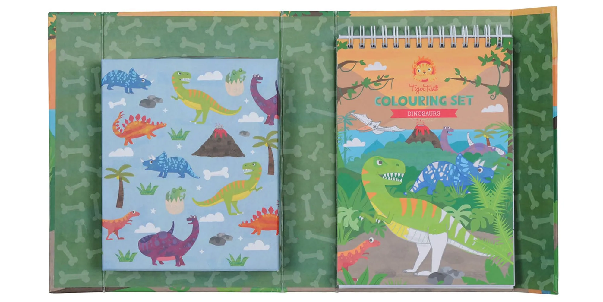 colouring_set__dinosaurs__1.webp Tiger Tribe Art & Craft>Colouring Set - Dinosaurs - 4+
