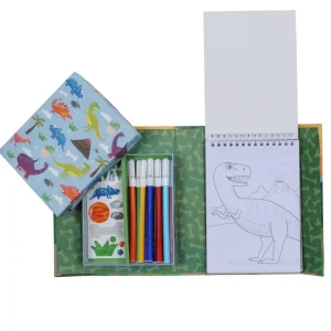 Tiger Tribe Art & Craft>Colouring Set - Dinosaurs - 4+