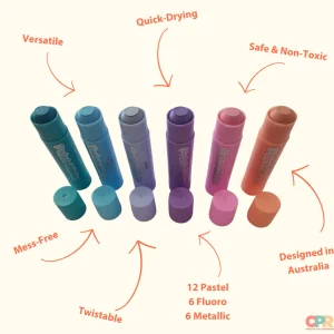 Creative Play Resources Art & Craft>CPR Pack Paint Sticks - 24 Pack - 3+