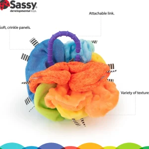 Sassy Baby Baby>Crinkle Ball - 3M+