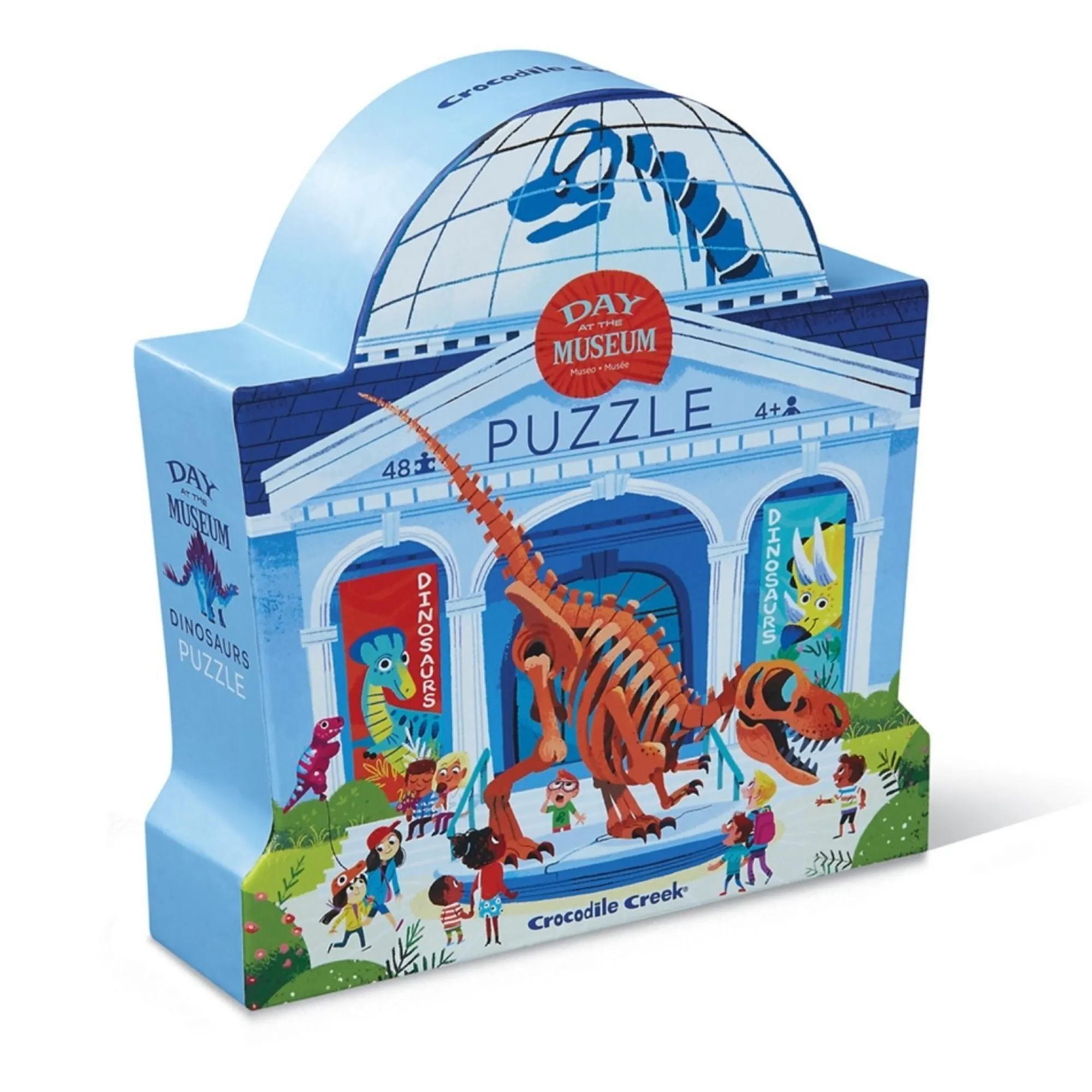 day_at_the_museum_dinosau_0.webp Crocodile Creek Puzzles>Day at the Museum Dinosaur - 48 Pieces - 4+