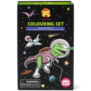 Tiger Tribe Art & Craft>Dinos in Space Colouring Set - 4+