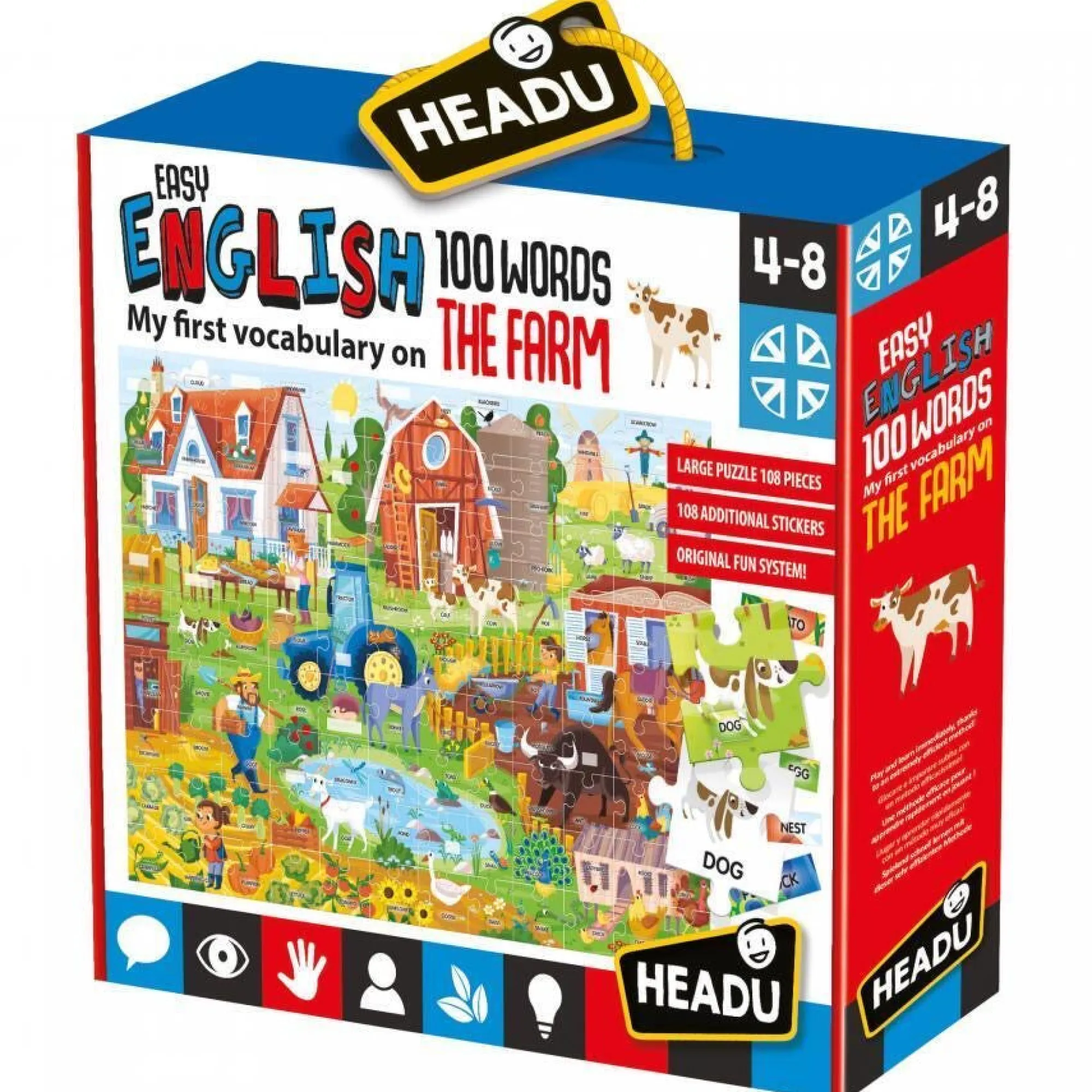 easy_english__words__farm_0.webp Headu Puzzles | Activity>Easy English 100 words - Farm - 4+