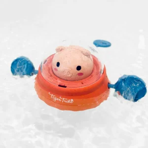 Tiger Tribe Eco | Bath Time>Eco Bath Paddle Ship - Space Piggy - 12M+
