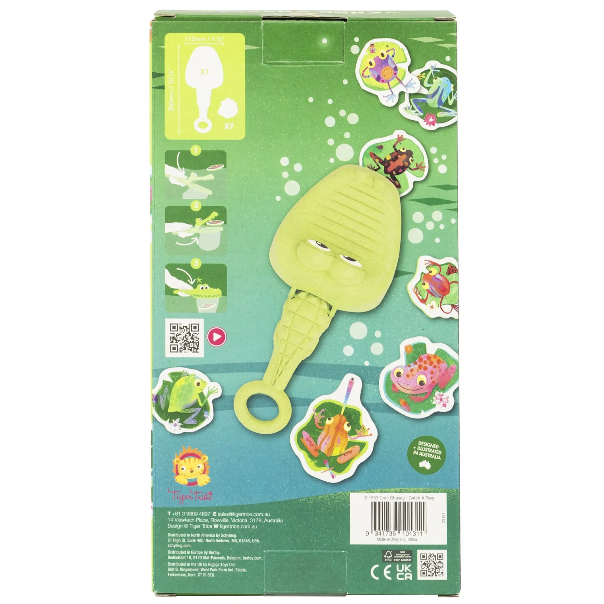 eco_croc_chasey__catch_a__2.webp Tiger Tribe Eco | Bath Time>Eco Croc Chasey - Catch A Frog - 2+