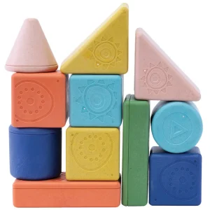 Tiger Tribe Eco | 1st Birthday>Eco Rattle & Stack Blocks - 12M+