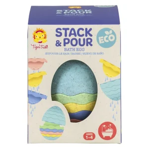 Tiger Tribe Eco | Bath Time>Eco Stack & Pour Bath Egg - 12M+