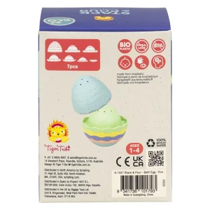 Tiger Tribe Eco | Bath Time>Eco Stack & Pour Bath Egg - 12M+