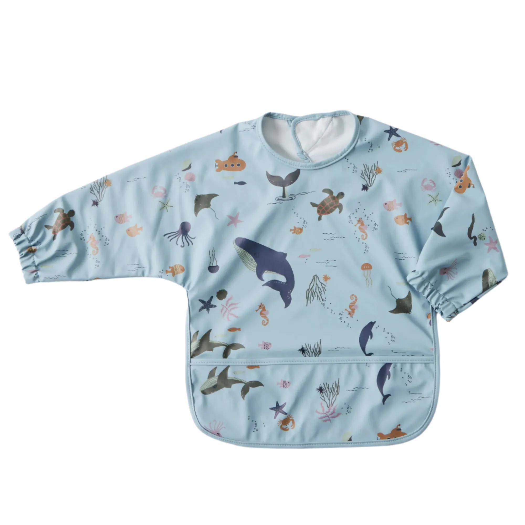 feeding_bib_art_smock__m__3.webp Nordic Kids Travel | Feeding & Hydration>Feeding Bib- Art Smock - 4M+ (9 deisgns)