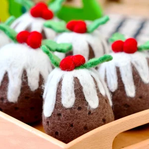 Tara Treasures Christmas>Felt Christmas Pudding