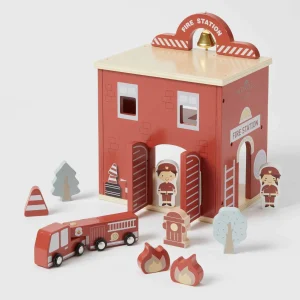 Zookabee Wooden Toys>Fire Station Set - 2+