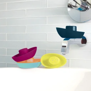 BOON Bath Time | 1st Birthday>FLEET Stacking Boats 5 piece set - 9M+