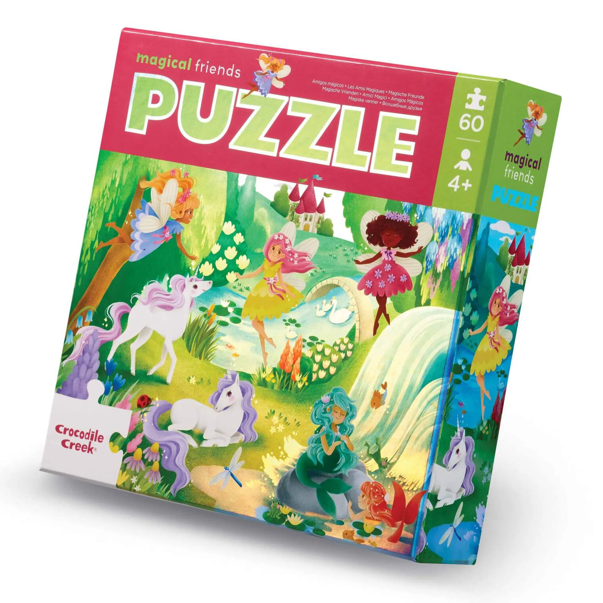 foil_puzzle__magical_frie_0.webp Crocodile Creek Puzzles>Foil Puzzle - Magical Friends - 60 pieces - 4+