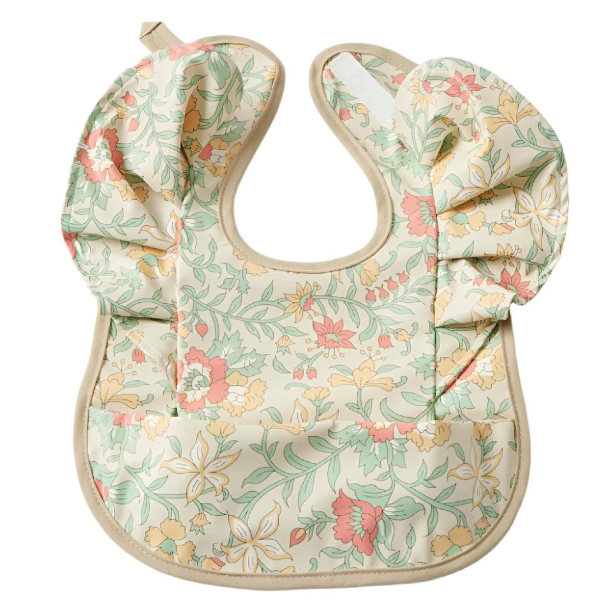 frilled_bib__m__designs_2.webp Nordic Kids Travel | Feeding & Hydration>Frilled Bib - 6M+ (3 designs)