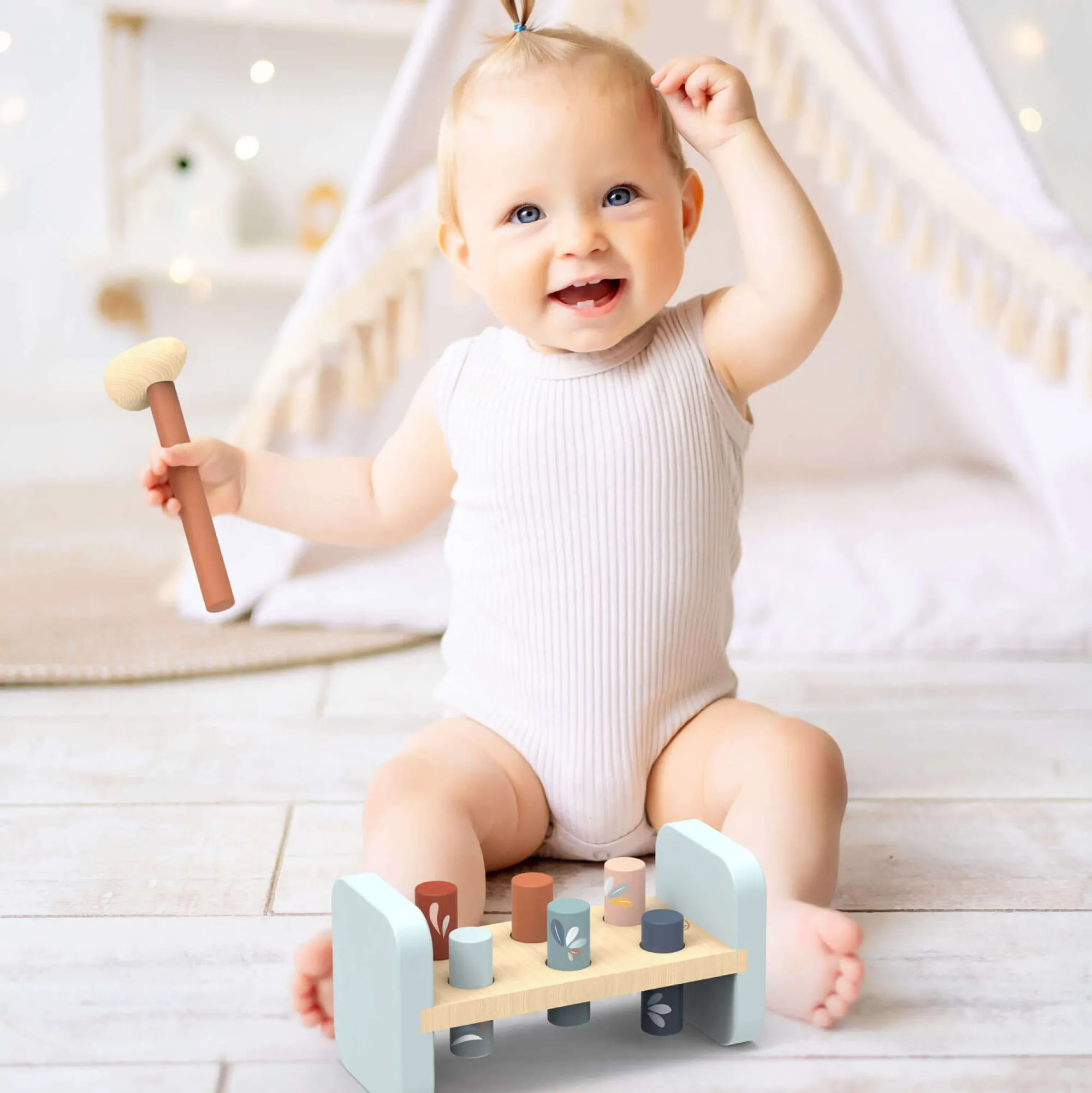 hammer_bench__m_2.webp Speedy Monkey Wooden Toys | 1st Birthday>Hammer Bench - 12M+