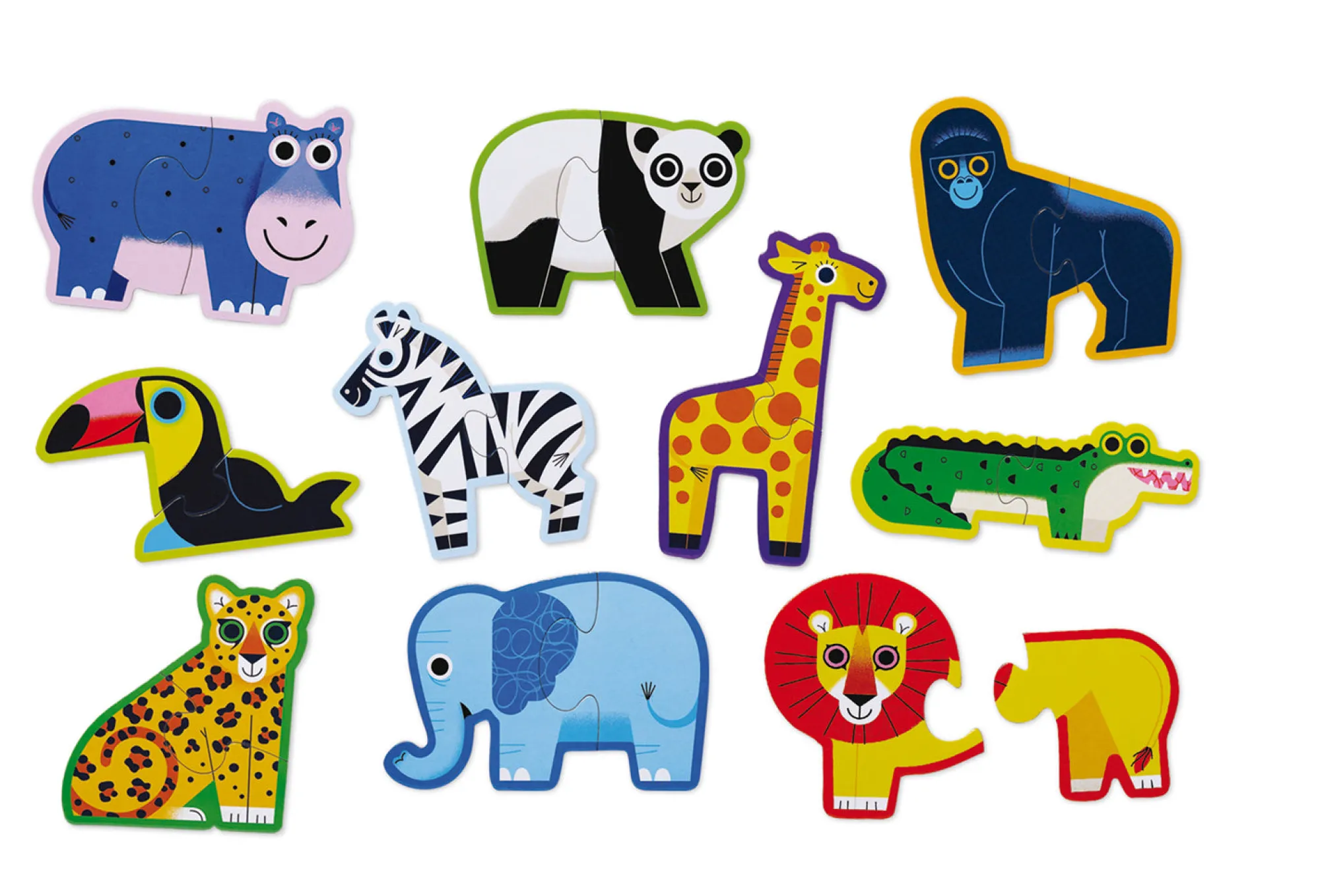lets_begin__jungle_puzzle_1.webp Crocodile Creek Puzzles>Lets Begin - Jungle Puzzle - 2 pieces - 2+