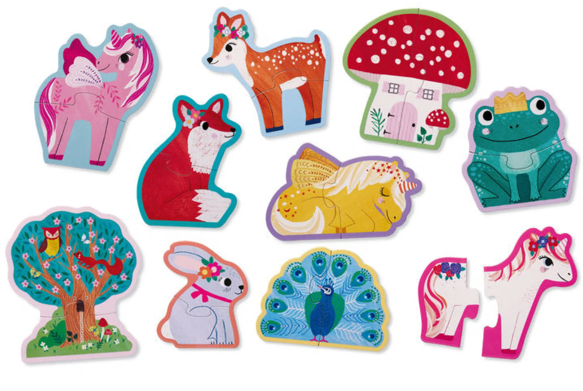lets_begin__unicorn_puzzl_1.webp Crocodile Creek Puzzles>Lets Begin - Unicorn Puzzle - 2 piece - 2+