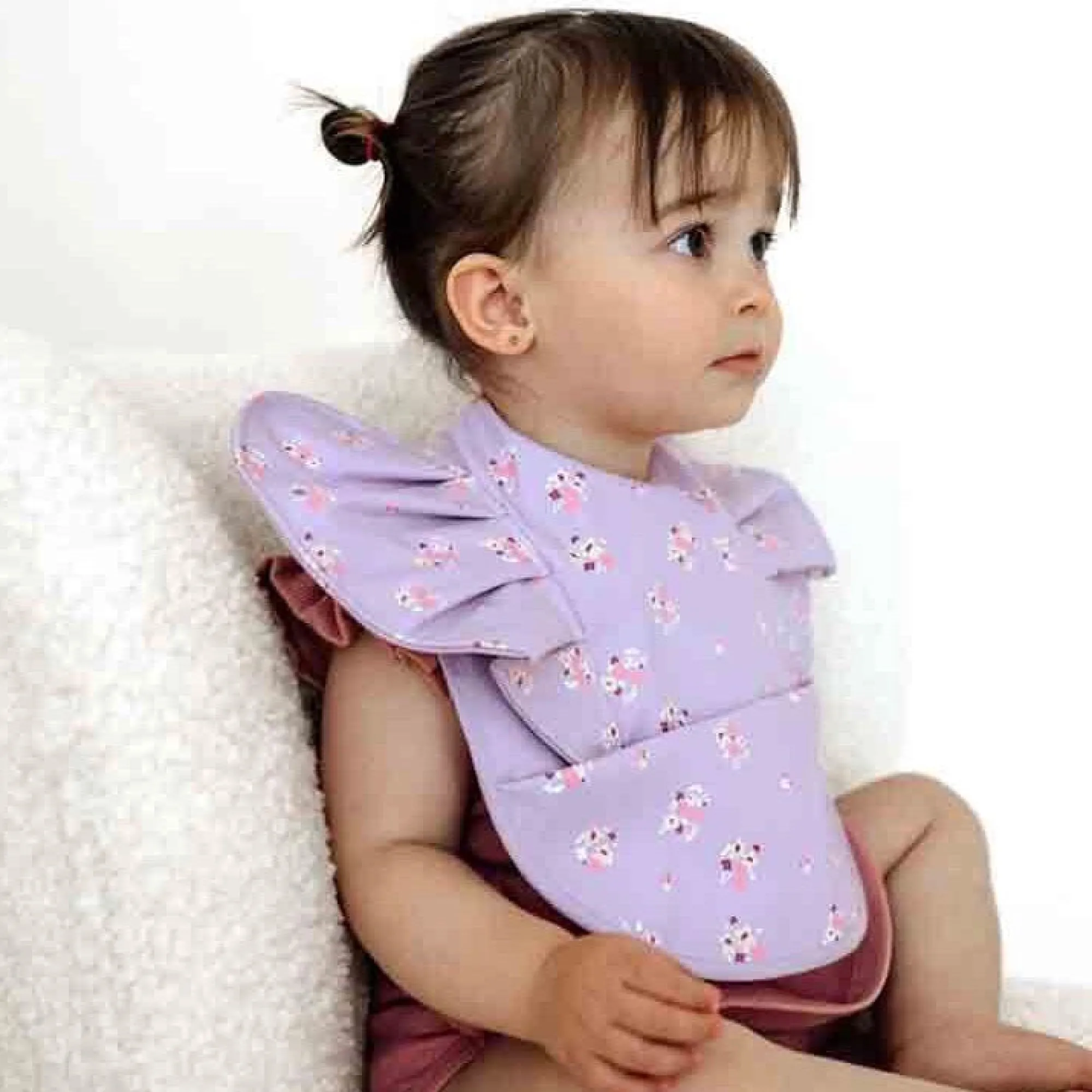 lilac_bloom__snuggle_bib_0.webp Snuggle Hunny Feeding & Hydration | Baby>Lilac Bloom - Snuggle Bib