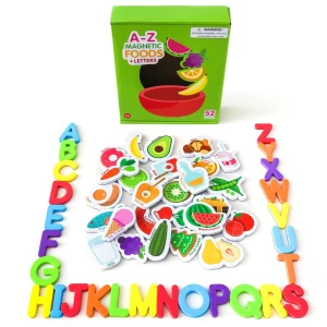 Curious Columbus Activity>Magnetic Foods & Letters - 2+