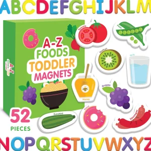 Curious Columbus Activity>Magnetic Foods & Letters - 2+