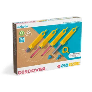 Makedo Open Ended Play | Eco>Discover - 126 pieces - 5+