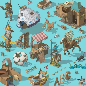 Makedo Open Ended Play | Eco>Discover - 126 pieces - 5+