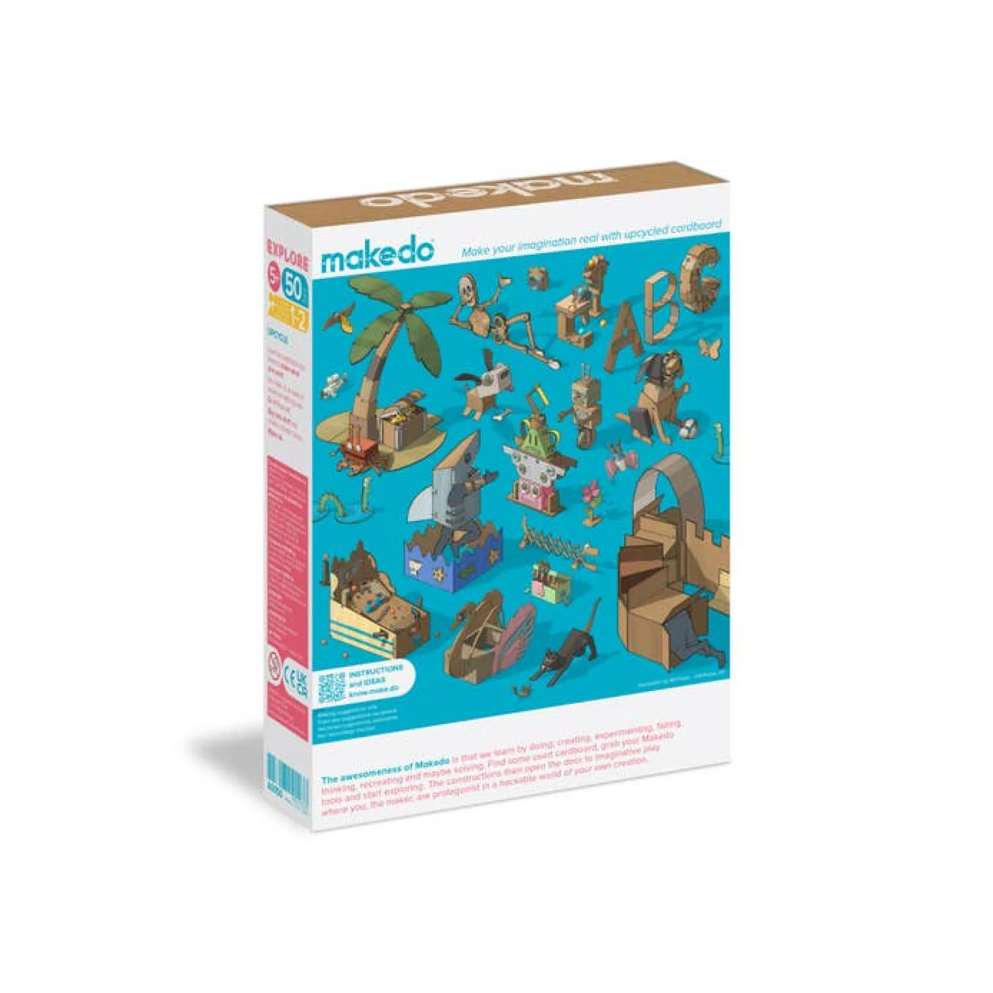 makedo_explore___pieces___3.webp Makedo Open Ended Play | Eco>Explore - 50 pieces - 5+