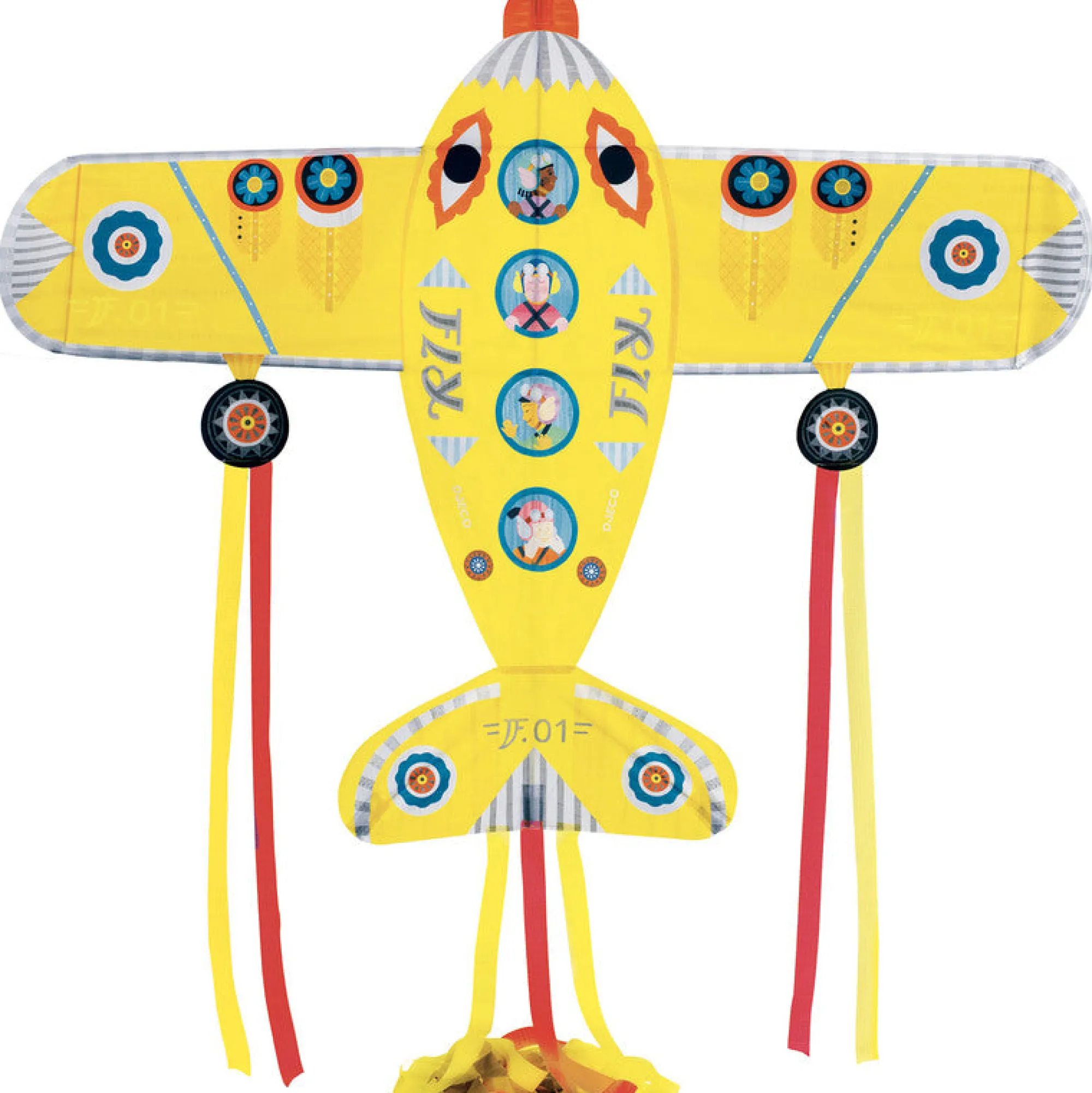 maxi_plane_kite___0.webp Djeco Beach | Activity>Maxi Plane Kite - 5+