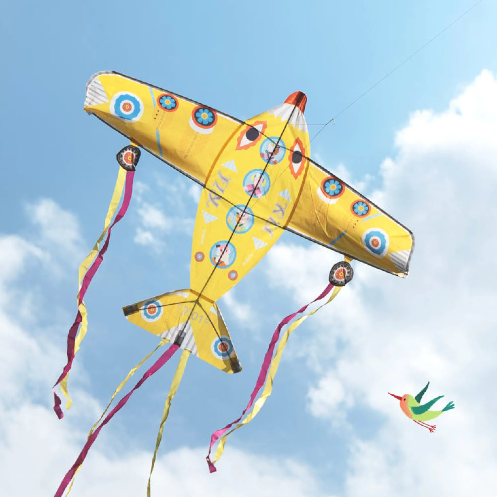 maxi_plane_kite___1.webp Djeco Beach | Activity>Maxi Plane Kite - 5+